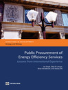 Public Procurement of Energy Efficiency Services (eBook): Lessons from International Experience